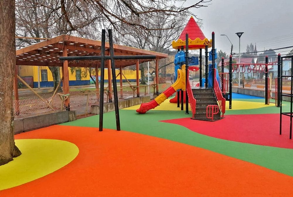 Colourful new playground unveiled in Southern Chile
