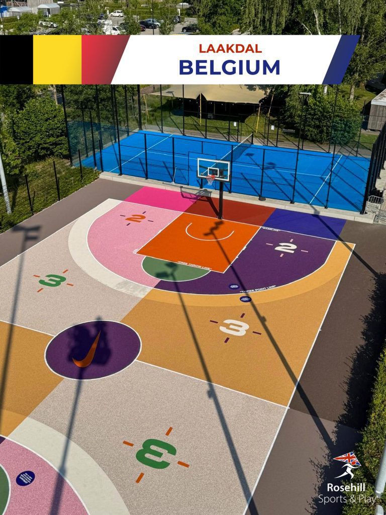 Completed Surface At Nike's Headquarters, Belgium Nike Finished Images 1