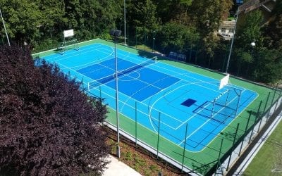 Neuer Mehrzweckspielbereich (MUGA) in Budapest