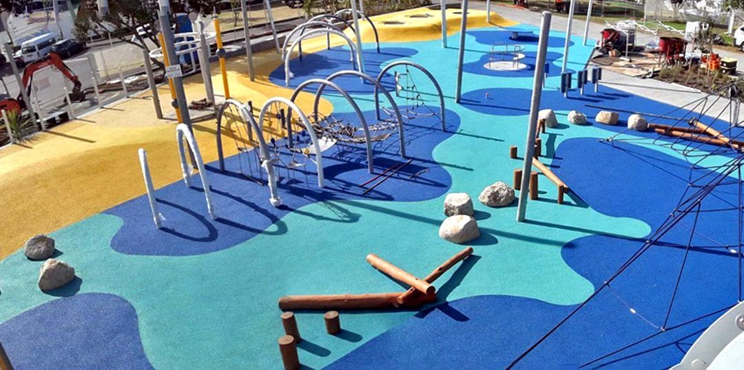 New Playground for Whangarei town basin in New Zealand