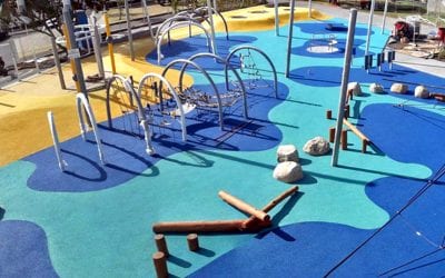 Neuer Spielplatz für das Stadtbecken von Whangarei in Neuseeland