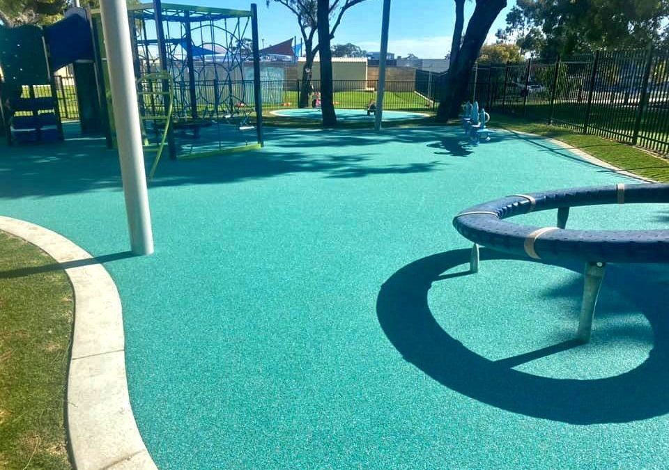 Resurfaced Playground At Wanneroo Aquamotion