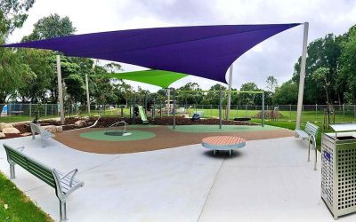 Nueva zona de juegos en la reserva de Studdert, Australia