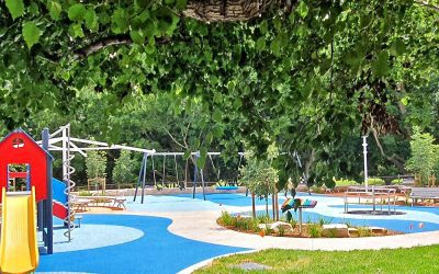 Ozeanischer Spielplatz in Sydneys Bicentennial Park