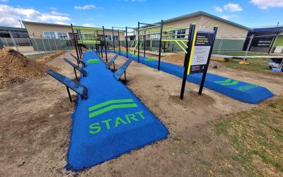 Ninja Warrior-bana installerad vid Cranbourne East Secondary College