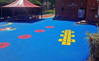 Nuevo y divertido parque infantil instalado en el St. Dunstan's College de Londres.