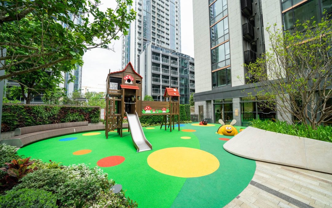 Nature-themed Playground Installed On The Former Site Of Hong Kong International Airport.