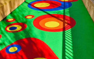 Colourful New Surface Design Installed At A Day-Care In Chile.
