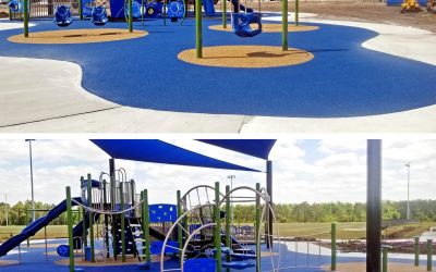 Emocionante instalación de un nuevo parque infantil en Florida