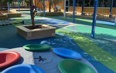 Colourful Playground At Wagaman Primary School In Darwin, Australia