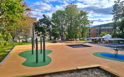 Erstaunlicher Spielplatz in Oslo, Norwegen