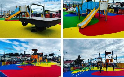 Playground In Punta Arenaz, Southern Chile