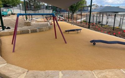 Neuer Spielplatz an der Cranleigh School in Canberra