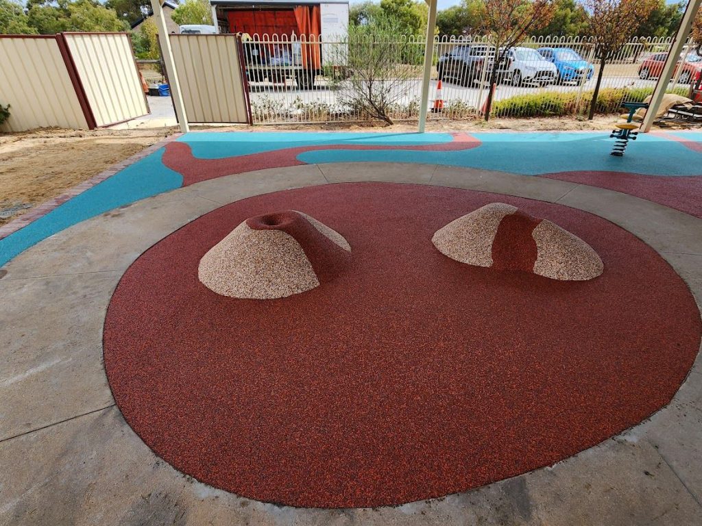 Volcano themed playground 4