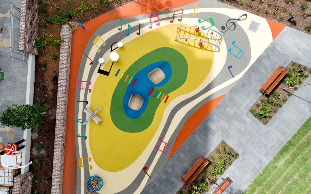 Musical-Themed Outdoor Play Area In Homebush, Sydney