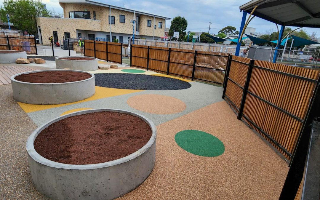 Nueva zona al aire libre en la escuela especializada Port Phillip