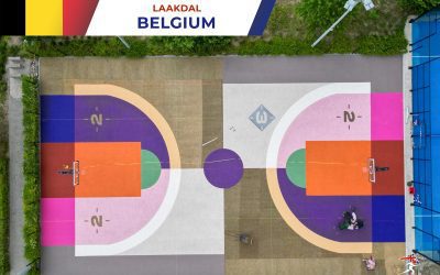 Standout Basketball Court Installation At Nike’s Headquarters, Belgium